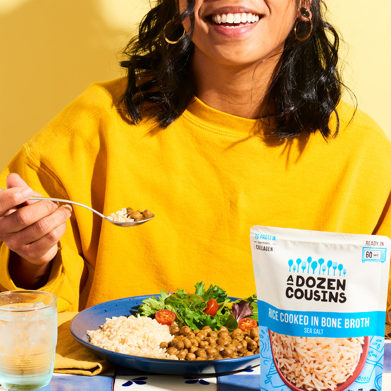 Sea Salt - Rice Cooked in Bone Broth (12 Pack)