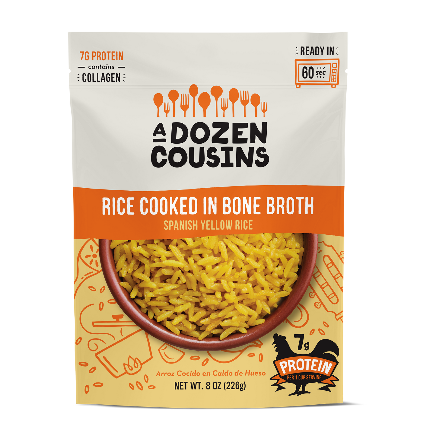 Spanish Yellow - Rice Cooked in Bone Broth
