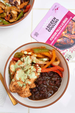 PERUVIAN POLLO A LA BRASA CHICKEN FAJITAS