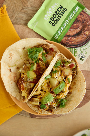 BREAKFAST POTATO SOFT TACOS