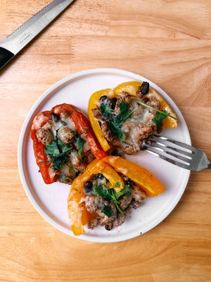 JAMAICAN STUFFED PEPPERS