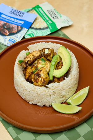 Crispy Jamaican Jerk Tofu Bowl