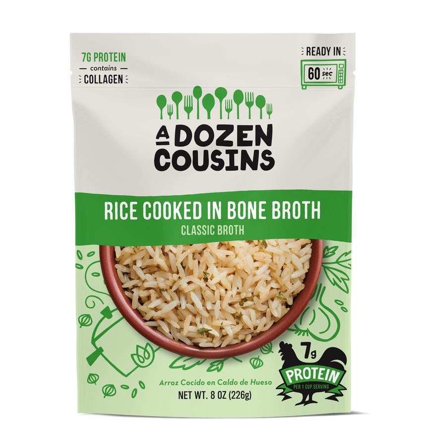 Classic Broth - Rice Cooked in Bone Broth (12 Pack)