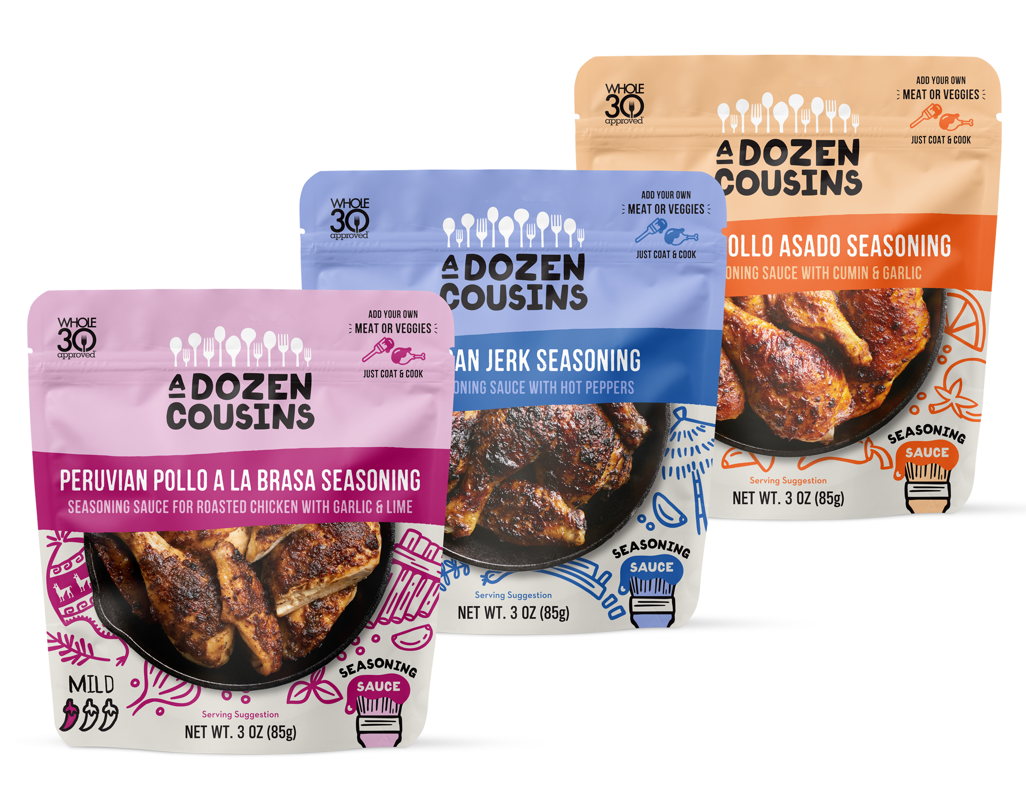 Entrée Seasoning Sauce Variety Pack (10 Pack)