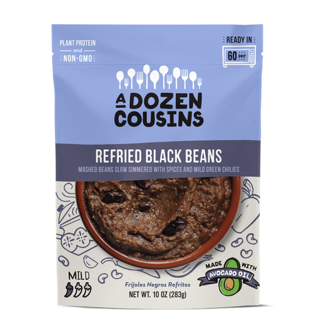 Refried Black Beans (12 Pack)