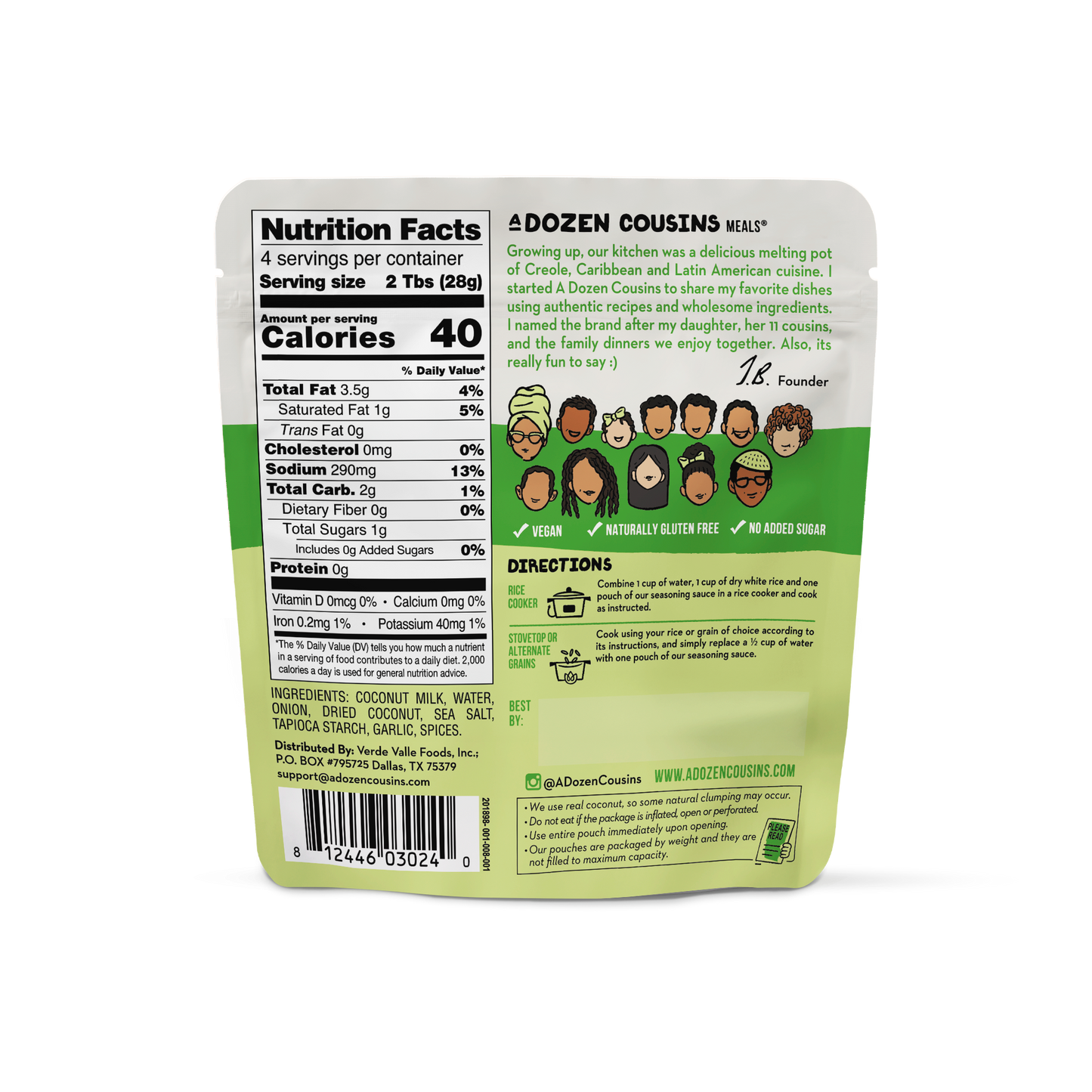 Caribbean Coconut Rice Seasoning Sauce (10 Pack)