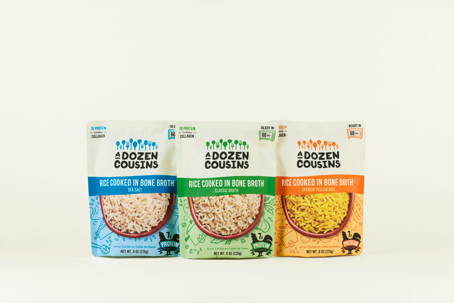 Bone Broth Rice Variety Pack (12 Pack)